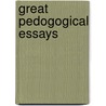 Great Pedogogical Essays door Franklin Verzelius Newton Painter