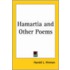 Hamartia And Other Poems