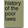 History Of The Poor Laws door Richard Burn