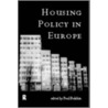 Housing Policy in Europe by Paul N. Balchin