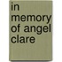 In Memory Of Angel Clare
