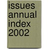 Issues Annual Index 2002 door Onbekend