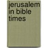 Jerusalem in Bible Times