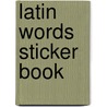 Latin Words Sticker Book door Onbekend