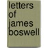 Letters Of James Boswell