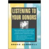 Listening to Your Donors door Bruce Campbell