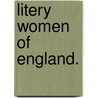 Litery Women of England. door Jane Williams