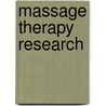 Massage Therapy Research door Tiffany Martini Field