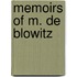 Memoirs Of M. De Blowitz