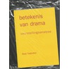 Betekenis van drama by R. Twijnstra