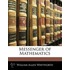 Messenger of Mathematics