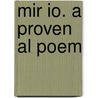 Mir Io. A Proven Al Poem door Fr�D�Ric Mistral