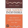 One Nation Indivisible C door Paul C. Nagel