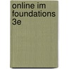 Online Im Foundations 3e door Marjory Gordon