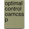 Optimal Control Oamcss P door Leslie M. Hocking