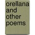 Orellana And Other Poems