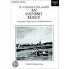 Oxford Elegy Vocal Score by Unknown