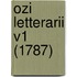 Ozi Letterarii V1 (1787)