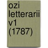 Ozi Letterarii V1 (1787) door Torino