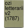 Ozi Letterarii V2 (1787) door Torino