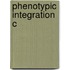 Phenotypic Integration C