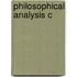 Philosophical Analysis C