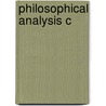 Philosophical Analysis C by J.O. Urmson