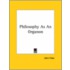 Philosophy As An Organon