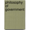 Philosophy of Government door George W. Walthew