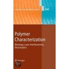 Polymer Characterization door Onbekend