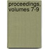 Proceedings, Volumes 7-9