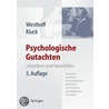 Psychologische Gutachten by Karl Westhoff