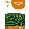 Q&A English Legal System door Gary Slapper