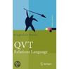 Qvt - Relations Language door Siegfried Nolte
