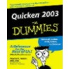 Quicken 2003 for Dummies door Stephen L. Nelson
