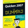 Quicken 2007 For Dummies by Stephen L. Nelson