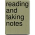 Reading And Taking Notes