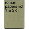 Roman Papers Vol 1 & 2 C door Sir Ronald Syme