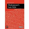 Shakespeare's Late Style door Russ McDonald