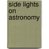 Side Lights On Astronomy