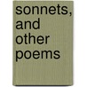 Sonnets, And Other Poems door David Lester Richardson