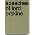 Speeches Of Lord Erskine