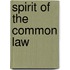 Spirit of the Common Law