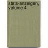 Stats-Anzeigen, Volume 4 door Anonymous Anonymous