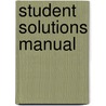 Student Solutions Manual door Darrell Ebbing