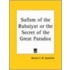 Sufism Of The "Rubaiyat"