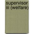 Supervisor Iii (welfare)