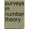 Surveys In Number Theory by Unknown