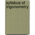 Syllabus of Trigonometry