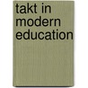 Takt in Modern Education by Shoko Suzuki